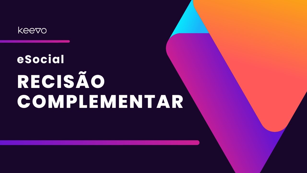eSocial: Rescisão Complementar