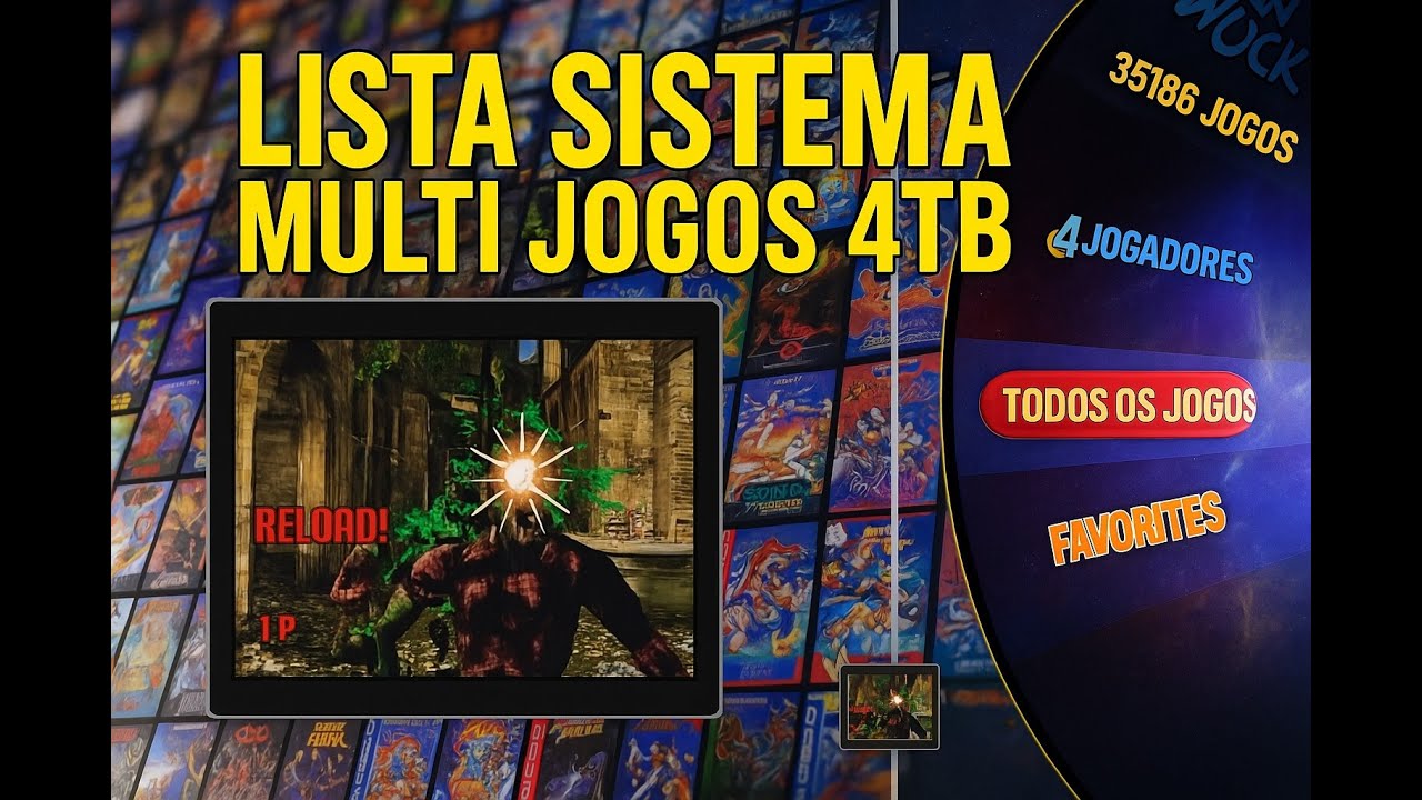 Lista Sistemas Batocera PC UPMG 4TB