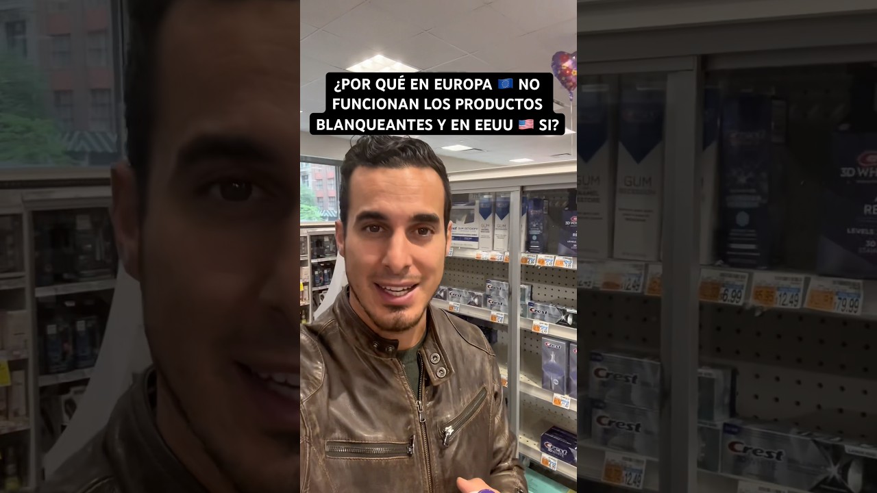 PRODUCTOS de BLANQUEAMIENTO DENTAL &iquest;Por qu&eacute; en Espa&ntilde;a y Europa 🇪🇺 NO FUNCIONAN y en EEUU 🇺🇸si?