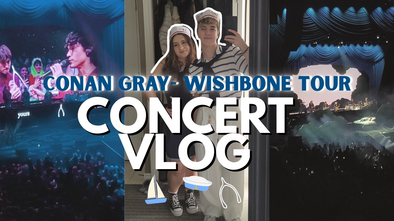 CONAN GRAY CONCERT VLOG (+UNRELEASED SONG)