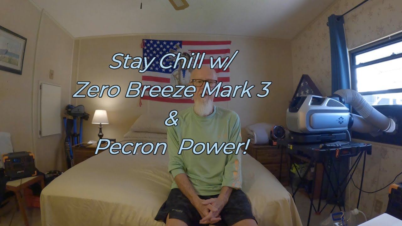 Hurricane Cooling with The Zero Breeze Mark 3 and Pecron Battery Banks