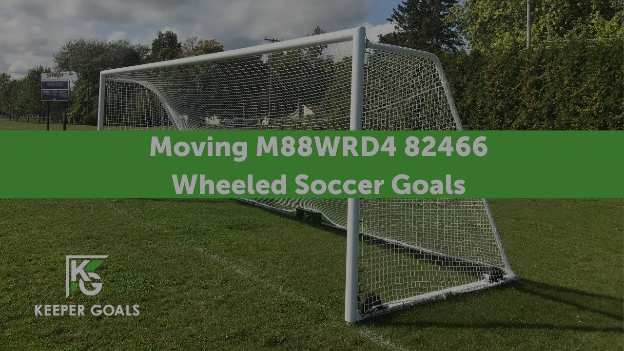 Moving M88W RD4 824 66 Wheeled Soccer Goals