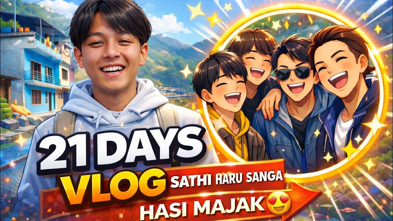Derai Din Paxi Sathi Haru Sanga 😍 Hasi Majak & Fun Time !21 day vlog