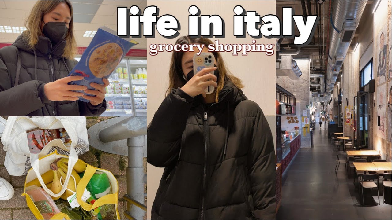Grocery shopping in an italian supermarket | Tour in Mercato Centrale Milano | Life Italy Milan Vlog