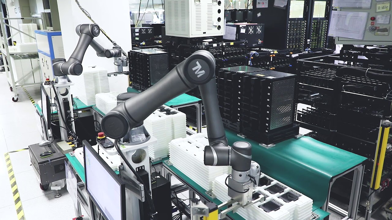 V2A009 TM Robot - Pick & Place for Tray Stacking in SSD Production Line