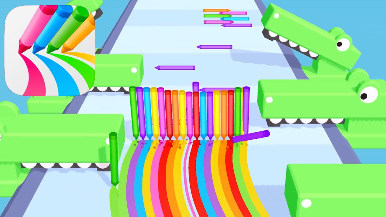 Pencil Rush 3D - All Levels Gameplay Android, iOS