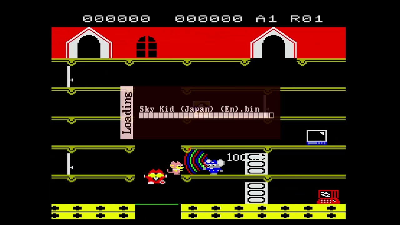 MiSTer (FPGA) Epoch Super Cassette Vision (Console): Mappy and Sky Kid