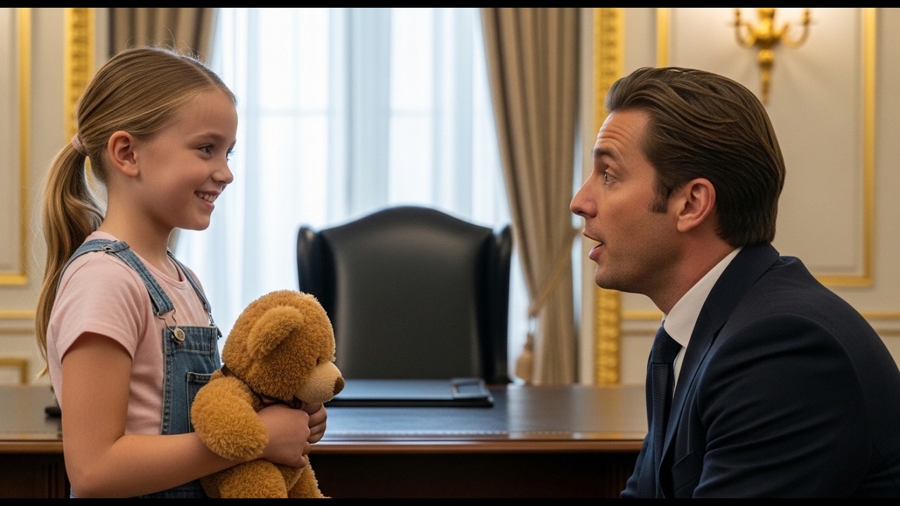 Cleaner Brings Daughter to Interview — Girl Looks at Billionaire and Asks if He’s Her Dad...