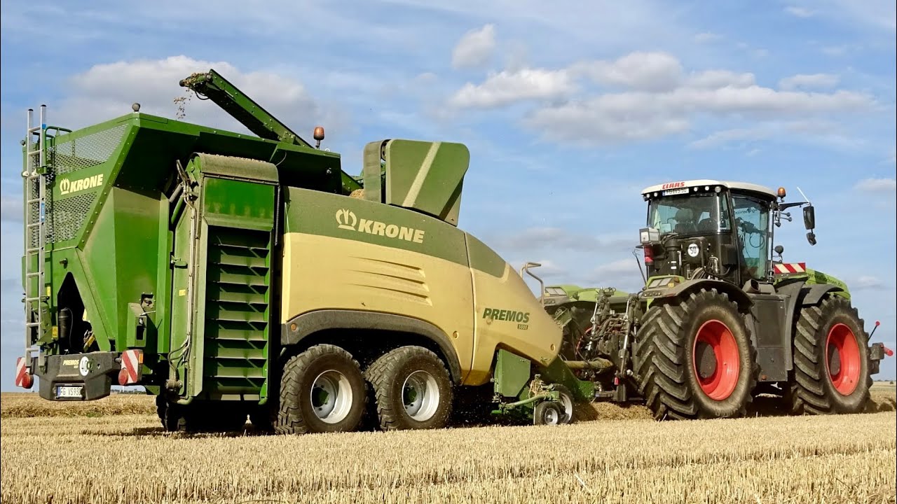 Claas Xerion 5000 | Krone Premos 5000 | AGRARSERVICE SACHSEN | 🇩🇪 DT25