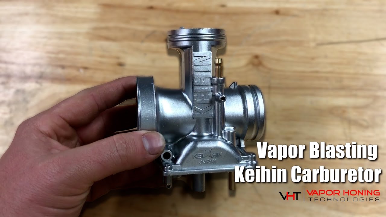 Vapor Blasting a Keihin Carburetor - Vapor Honing Technologies