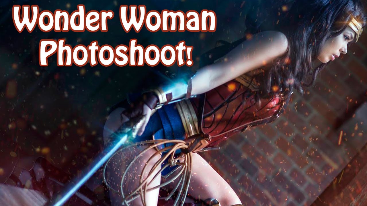 We went to a WONDER-ful location with my Wonder Woman Cosplay.