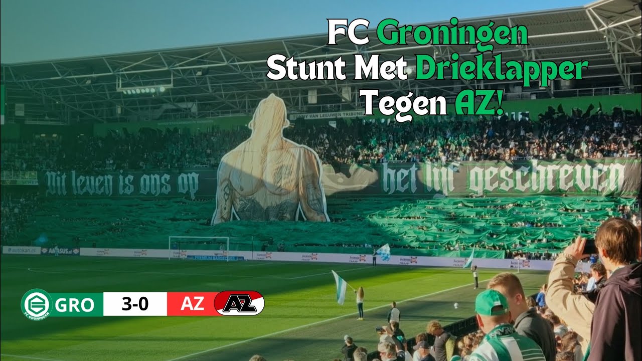 FC GRONINGEN WINT IN SFEERVOLLE EUROBORG MET 3-0 VAN AZ!!