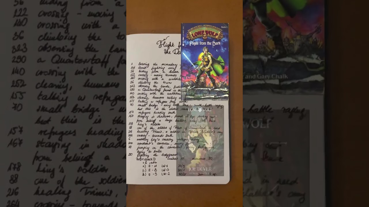 Lone Wolf series by Joe Dever #lonewolf #joedever #cyoa #fightingfantasy #sologaming #solorpg