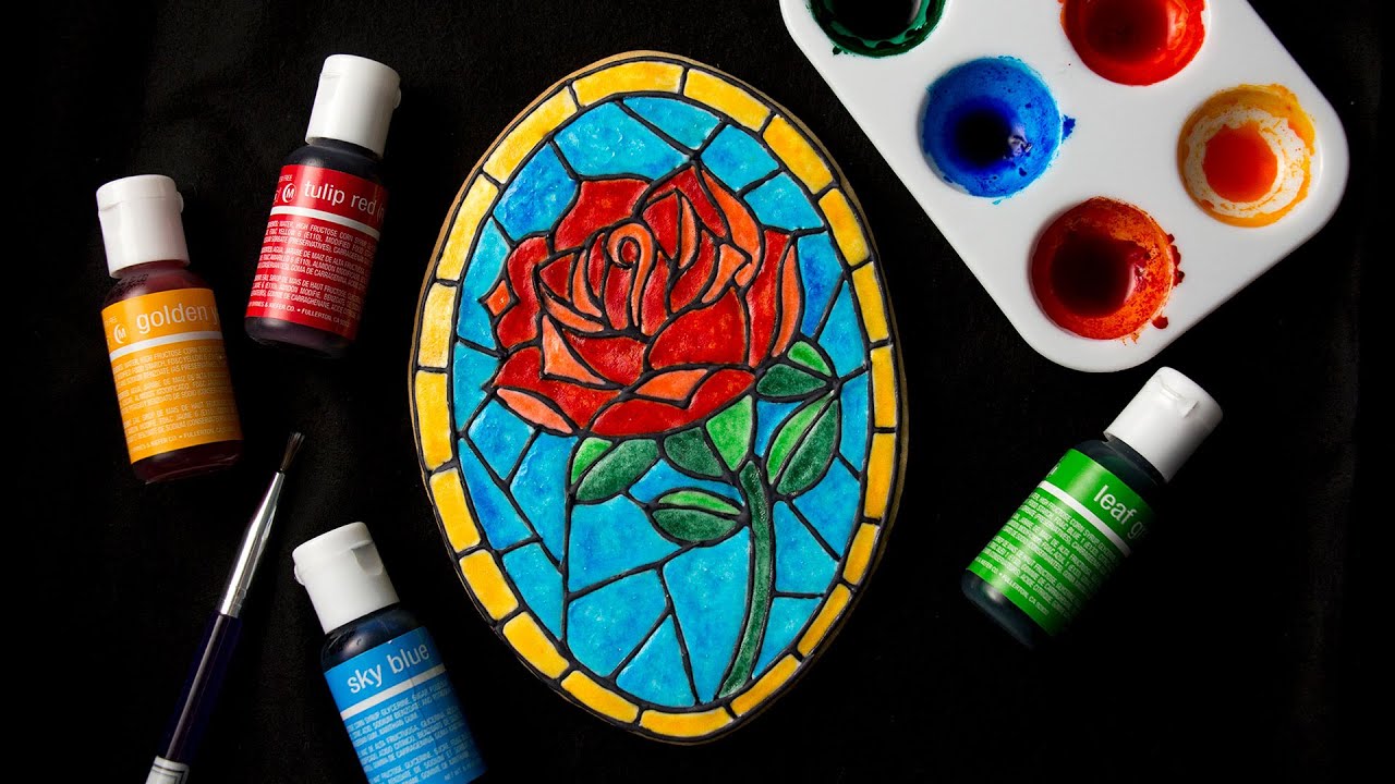 How To Make A Stained Glass Cookie With Royal Icing