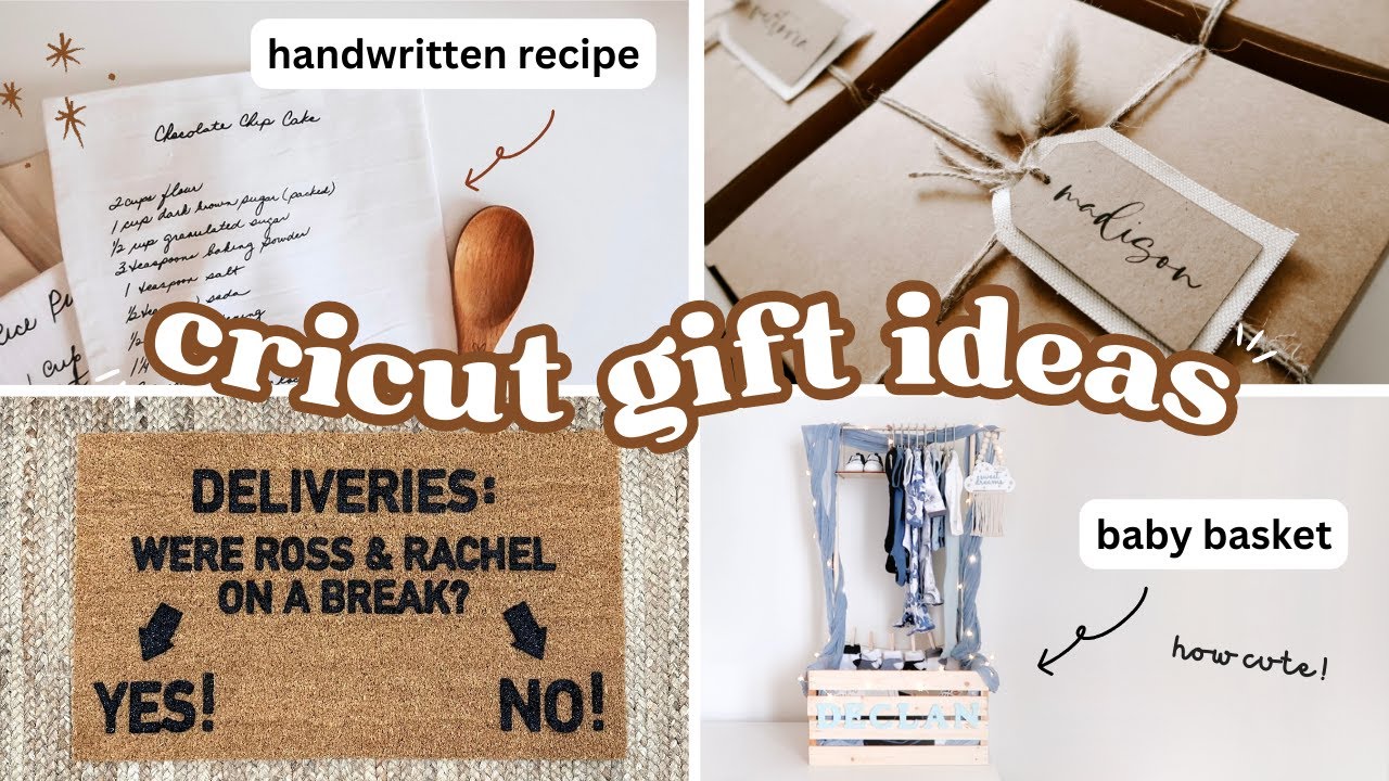 7 Cricut Gift Ideas 🎁 | DIY Gifts YOU Can Make With Your Cricut!
