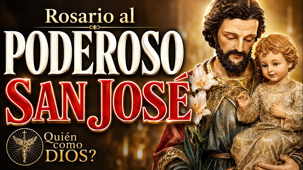 Rosario a SAN JOSÉ 👨🏽‍🍼 ▶︎ 8 Misterios 🟤  (Todos los DÍAS)