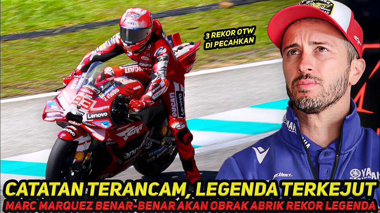 DOVIZIOSO TERKEJUT🔥3 REKOR OTW DI PECAHKAN MARC MARQUEZ~BENAR-BENAR AKAN OBRAK-ABRIK CATATAN LEGENDA