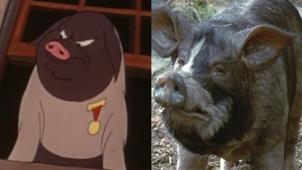animal farm napoleon screen time(1954 and 1999)