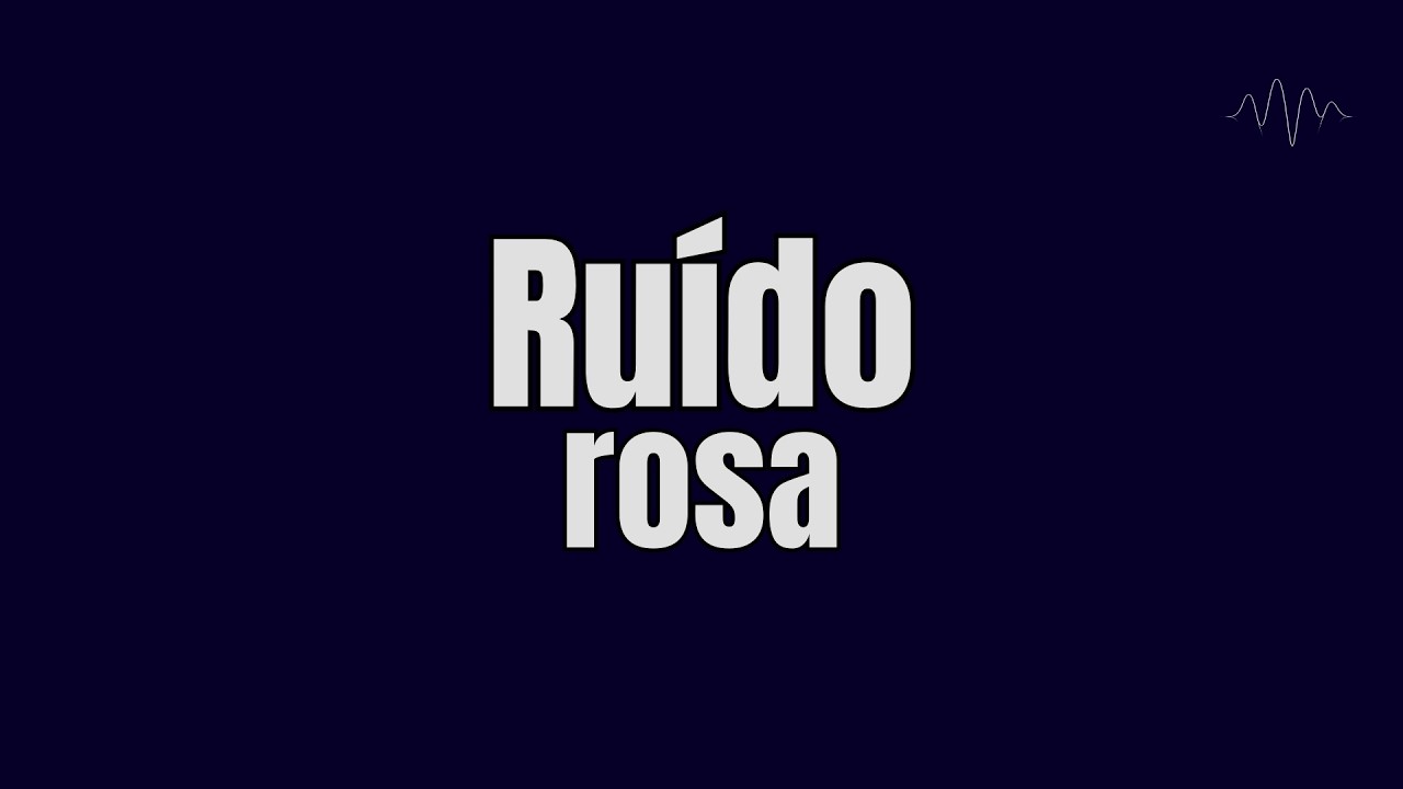 Ruído Rosa com Batida Binaural para Leitura e Concentração 🌸 | 2 Horas