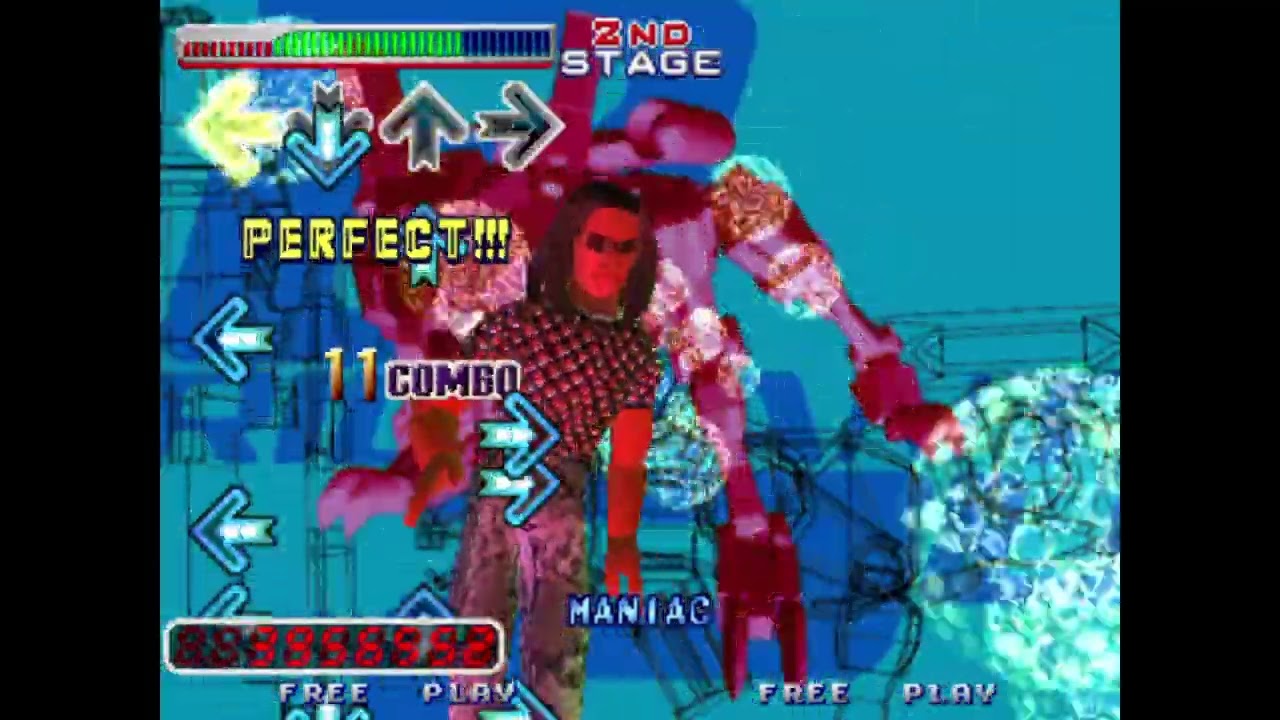 DDR 2nd Mix Arcade Emulation Gameplay Thingy c: