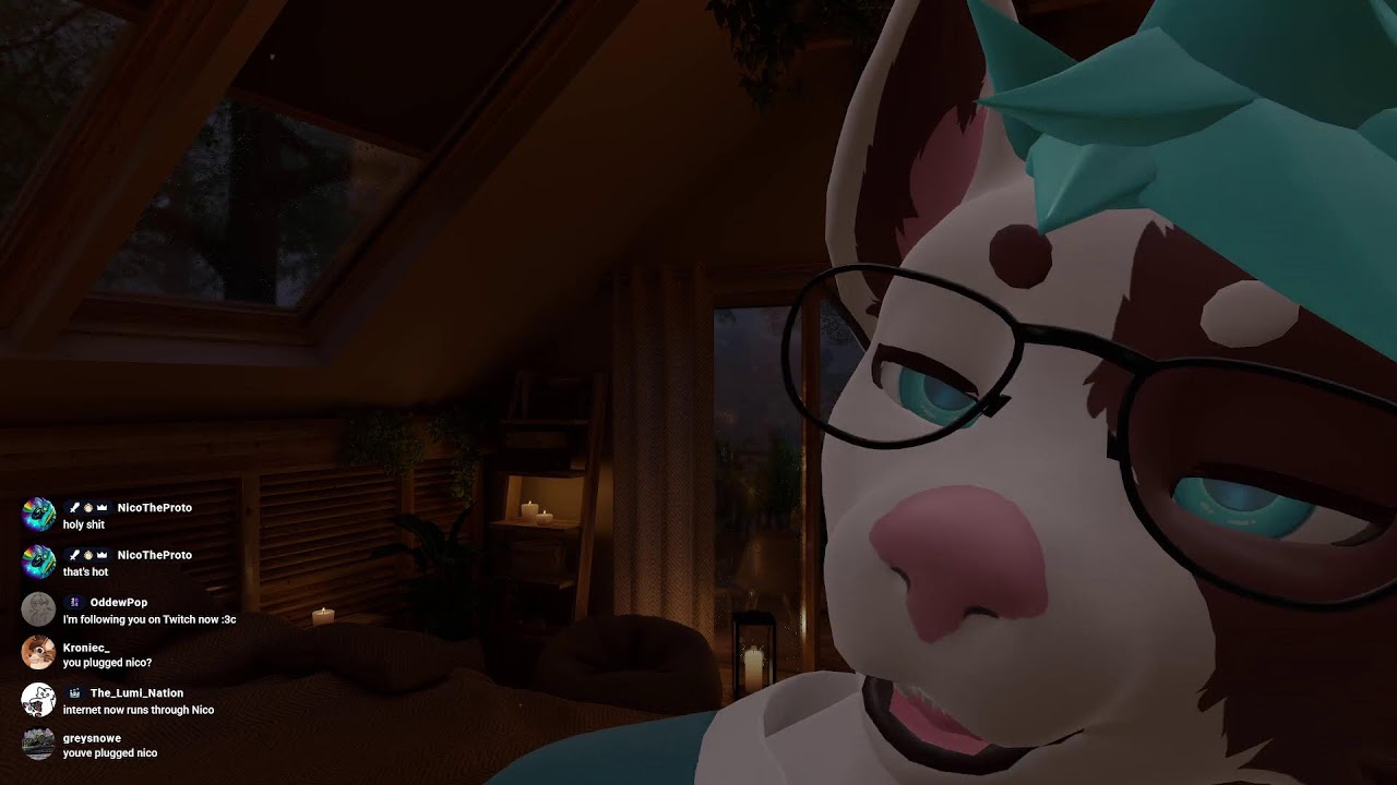 Live Furry ASMR with hopefully fixed internet?