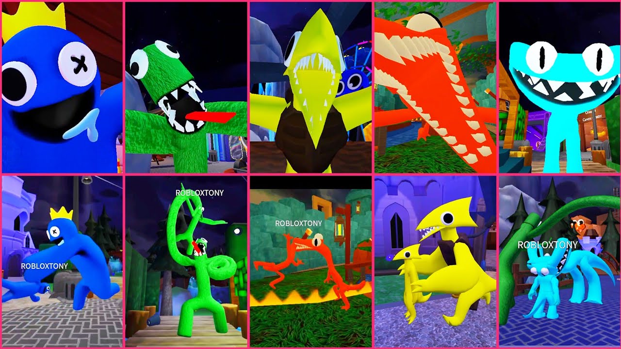 Rainbow friends who is original jumpscares 😱 | Roblox 