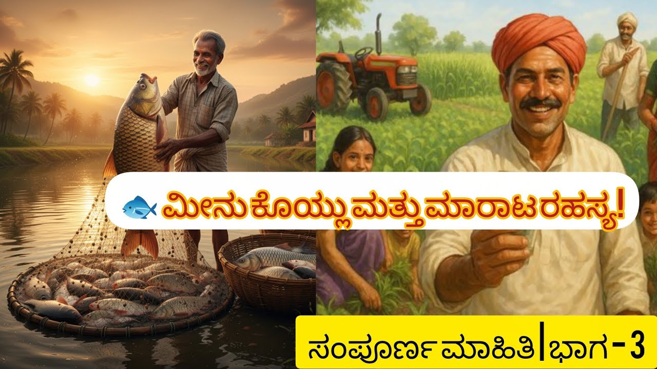 💰 ₹3 ಲಕ್ಷ ಲಾಭ ಹೇಗೆ ಗಳಿಸಿದೆ? | ಮೀನು ಕೊಯ್ಲು ಮತ್ತು ಮಾರಾಟ ರಹಸ್ಯ | ಮೀನು ಸಾಕಾಣಿಕೆ ಭಾಗ-3