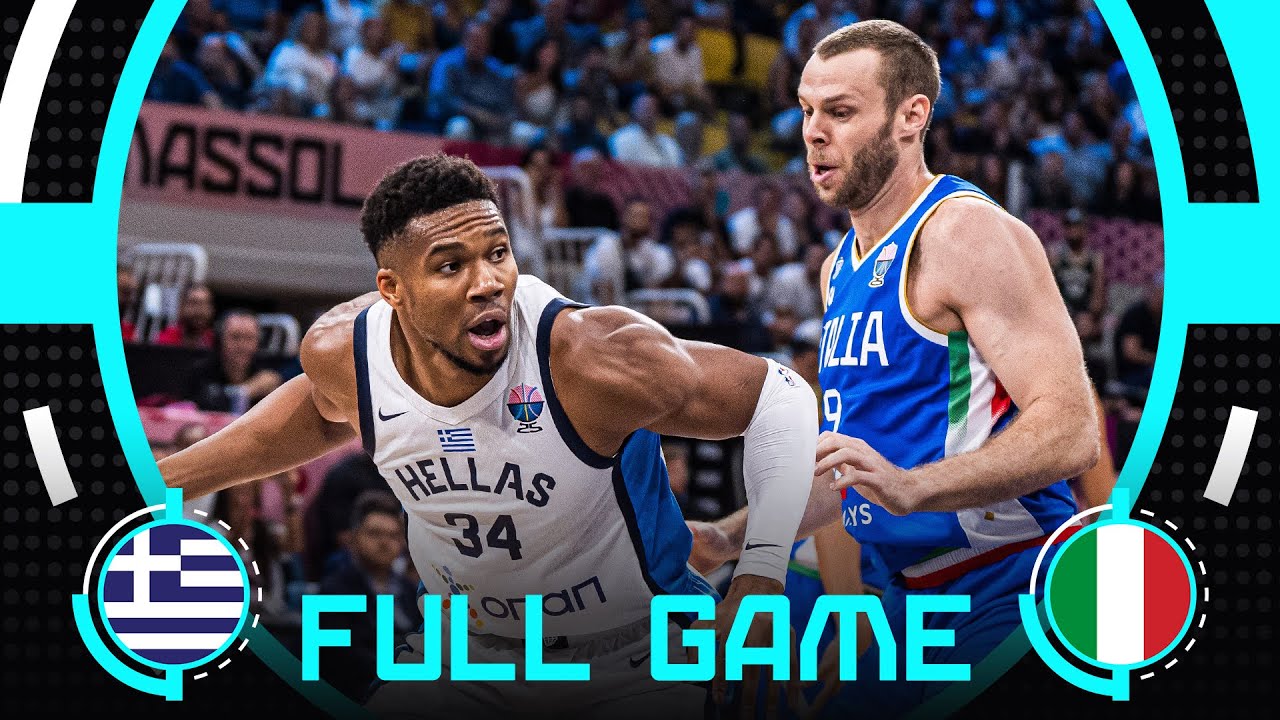 Group Phase | Greece v Italy | Full Basketball Game | FIBA EuroBasket 2025