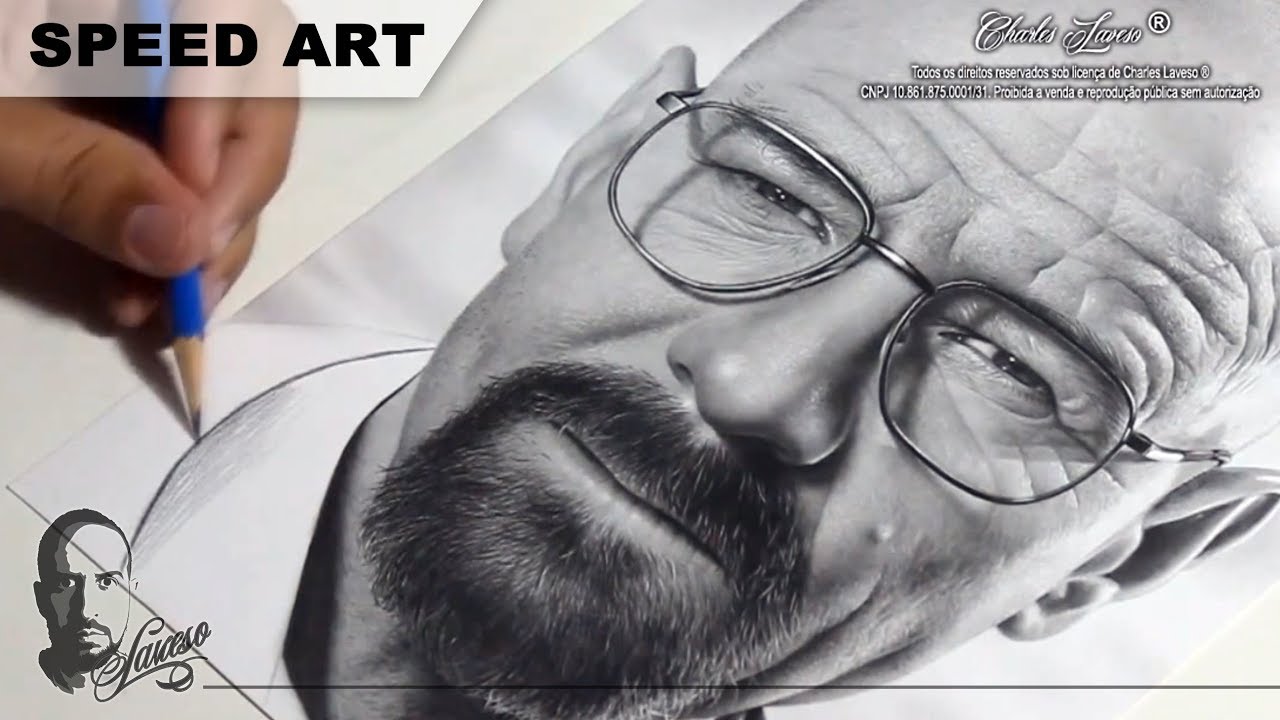Desenhando Walter White (Breaking Bad) - Charles Laveso
