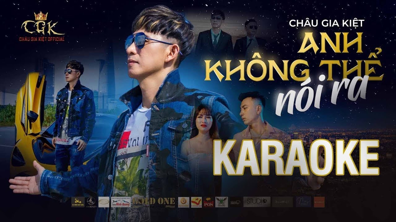 KARAOKE Anh Không Thể Nói Ra - Châu Gia Kiệt | Beat Chuẩn Nhất
