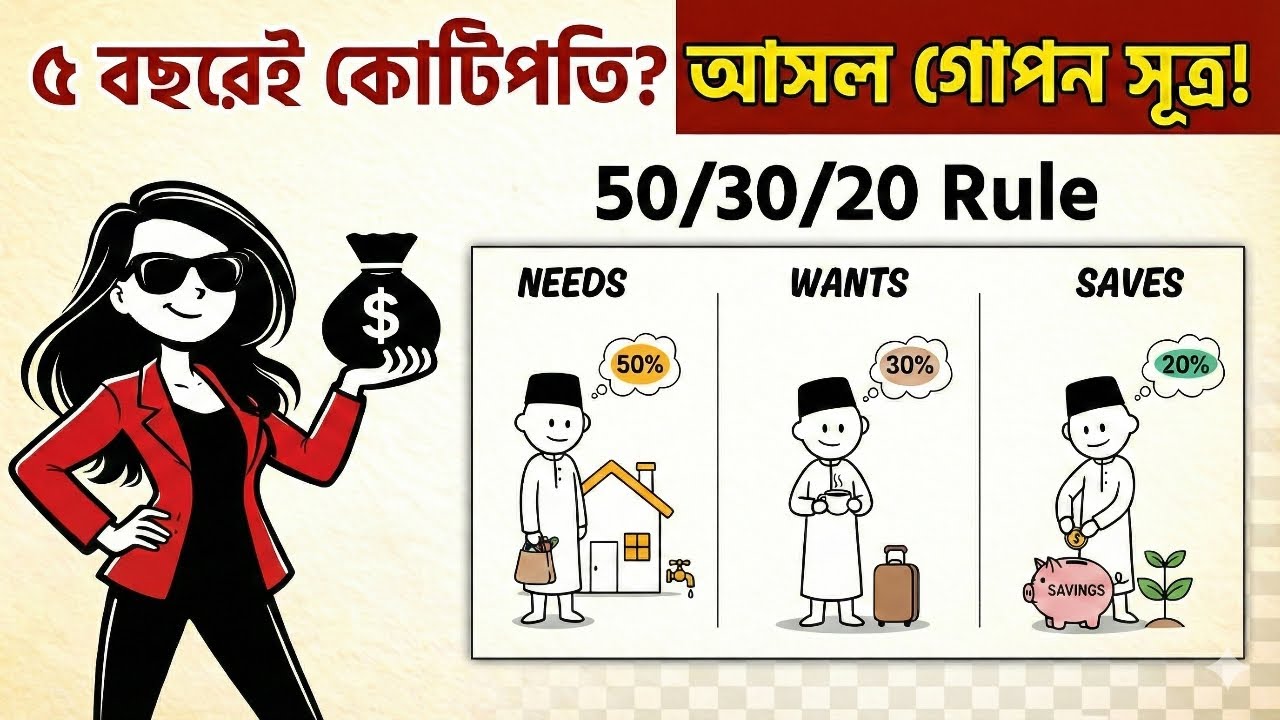 50/30/20 Rule কেন আপনার জন্য কাজ করে না? (কঠিন সত্য)