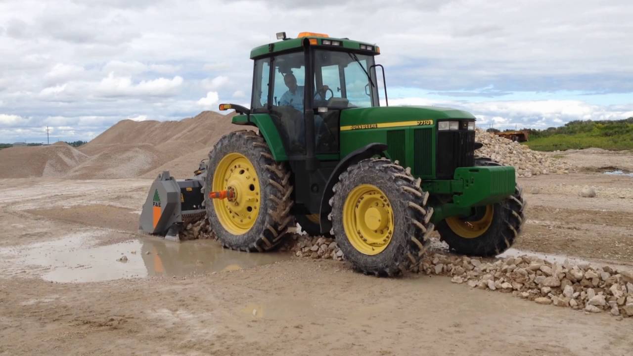 FAE Stone Crusher STC-150 JOHN DEERE 7710 IVT in Manitoba, Canada