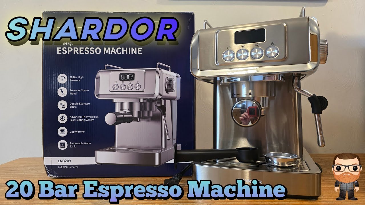 Shardor 20-Bar Espresso Maker: Best Budget Home Espresso Machine? #espresso