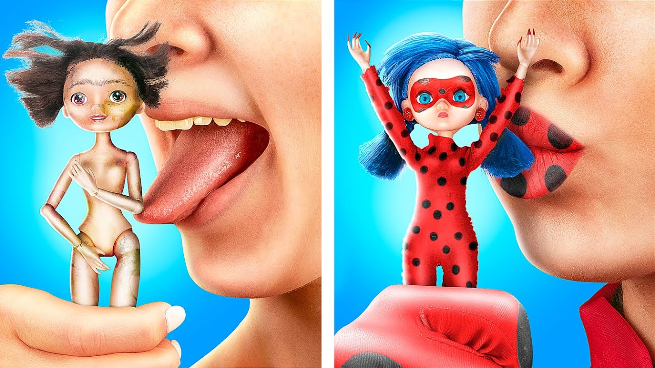 Comment Devenir Ladybug dans la Vraie Vie / De Poup&eacute;e Intello a Belle Ladybug