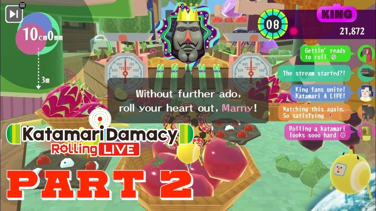 【Katamari Damacy Rolling LIVE】Full Playthrough • Part 2 • No Commentary