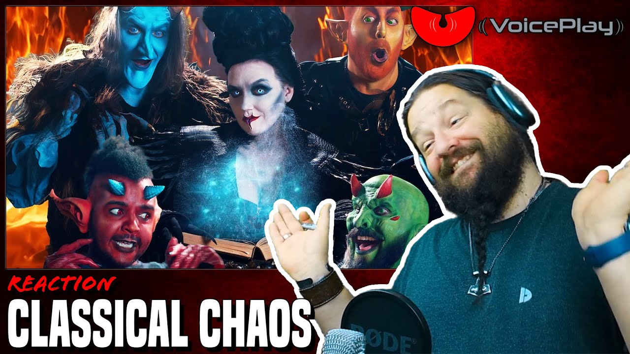 CLASSICAL CHAOS! My reaction to this amazing Voiceplay song!