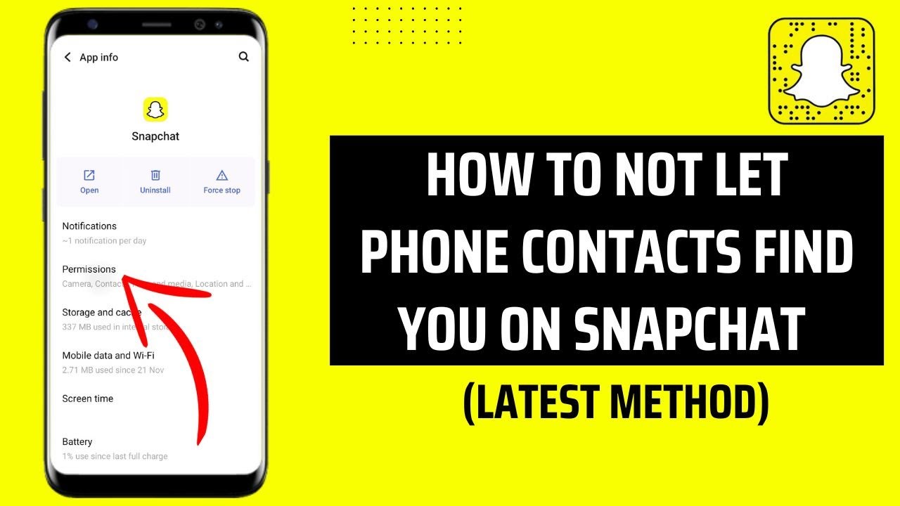 How To Not Let Phone Contacts Find You On Snapchat