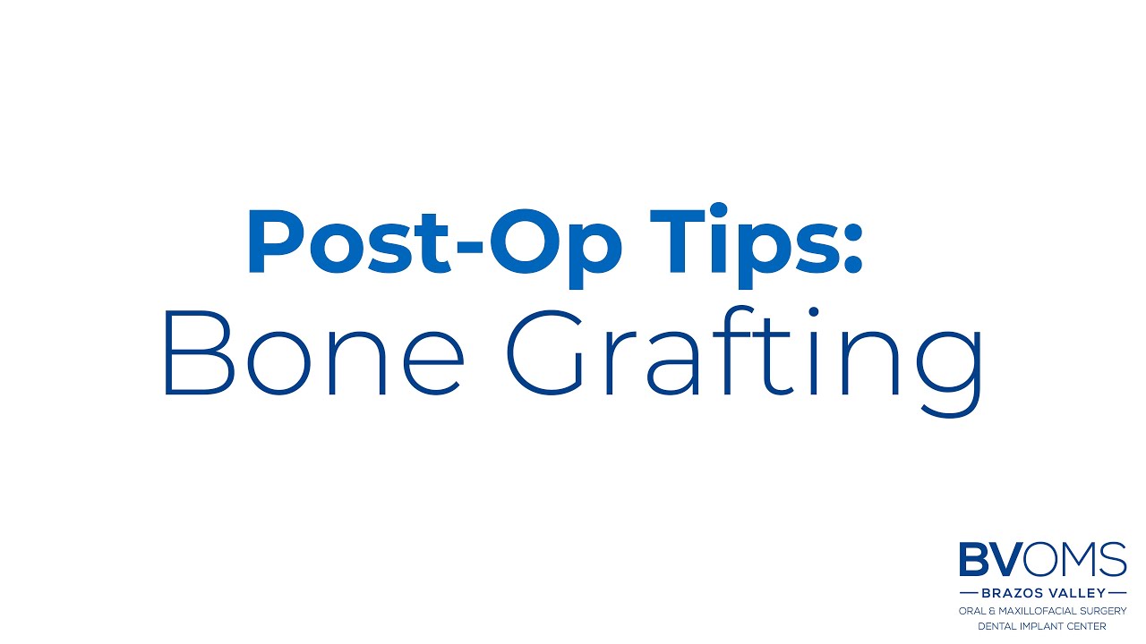BVOMS Post Operative Instructions for Tooth Extraction and Bone Grafting