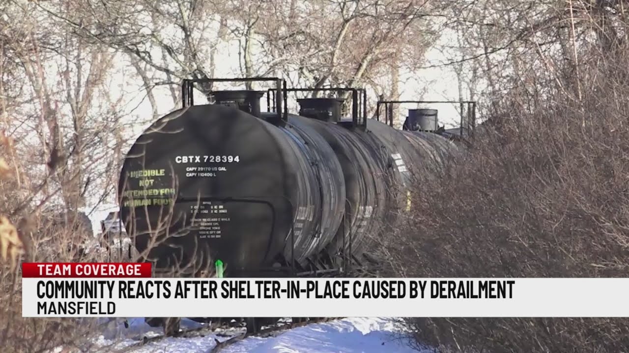 Mansfield residents concerned over impact of train derailment