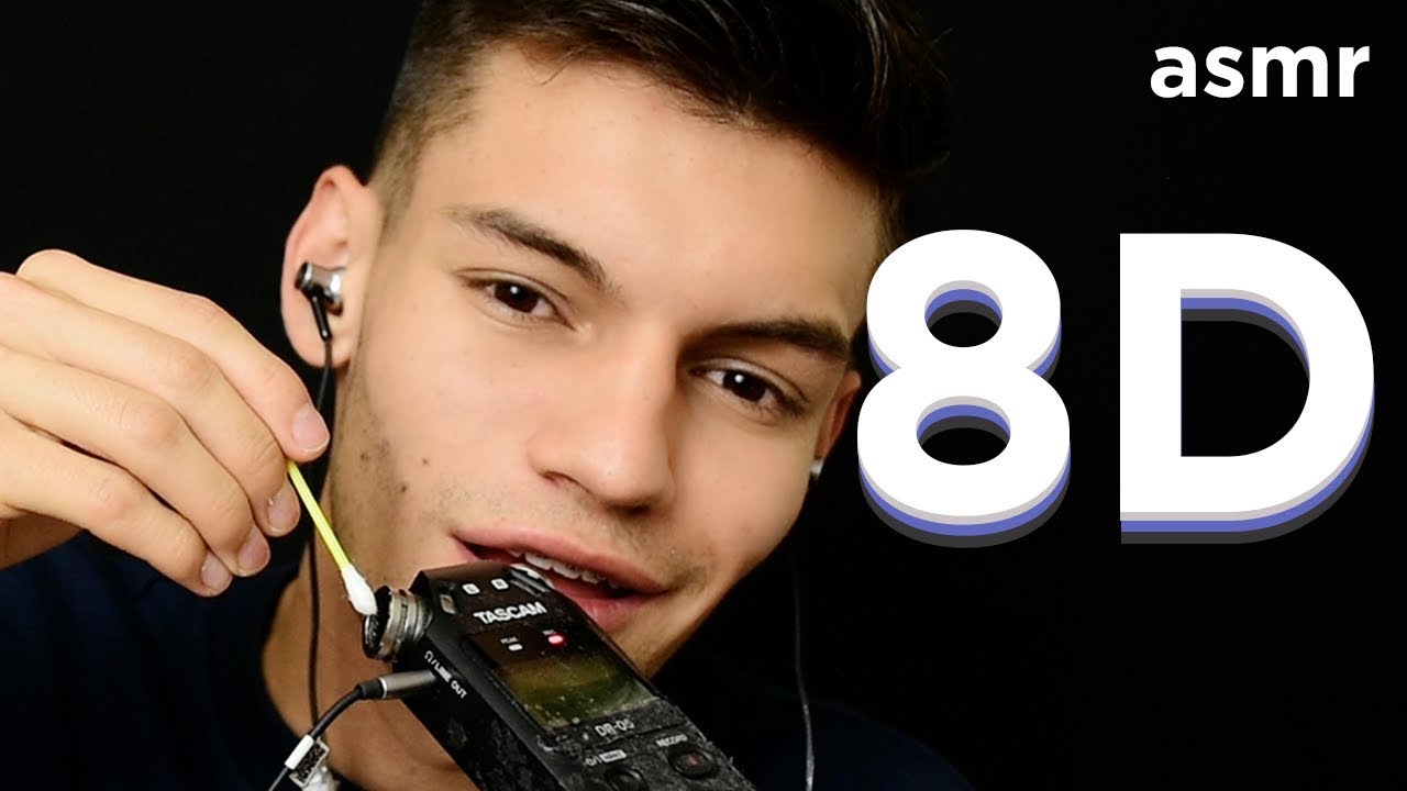 ASMR - Siente más ASMR en 8D | Inaudible, Mouth sounds, Cotonete, Agua - ASMR Español - Mol