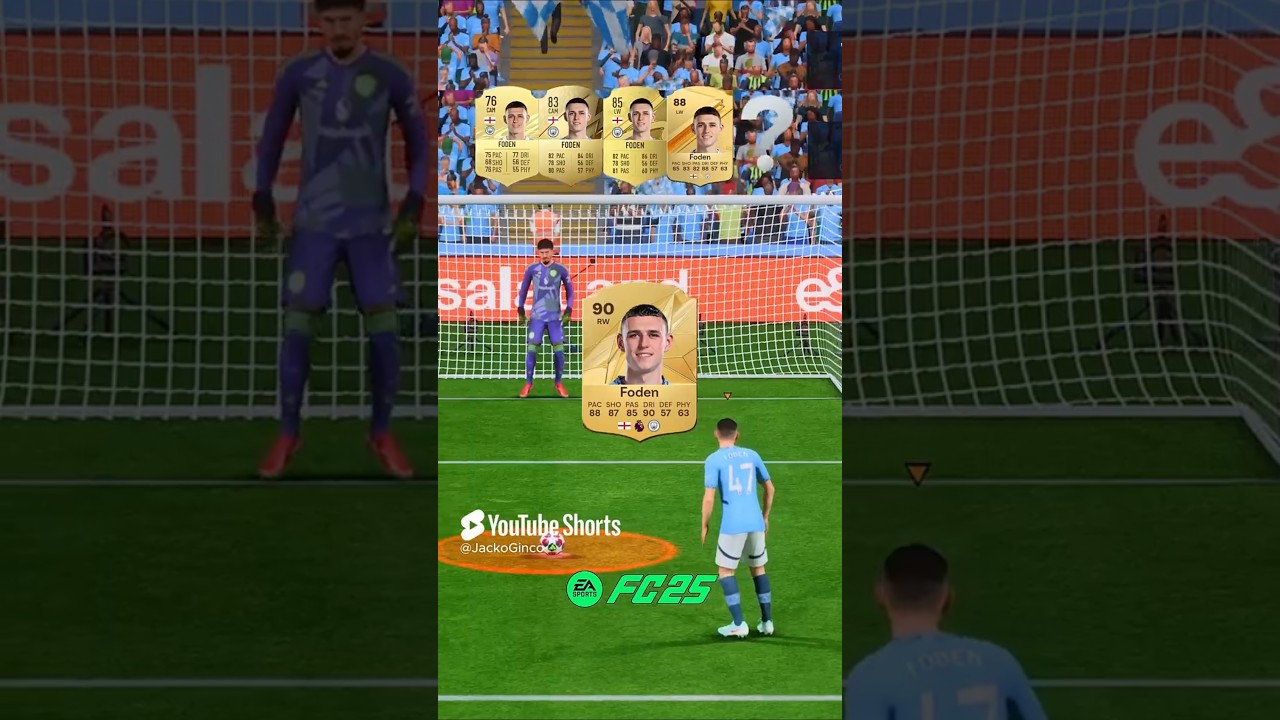 Phil Foden evolution in FIFA 21 - FC 25 🤌
