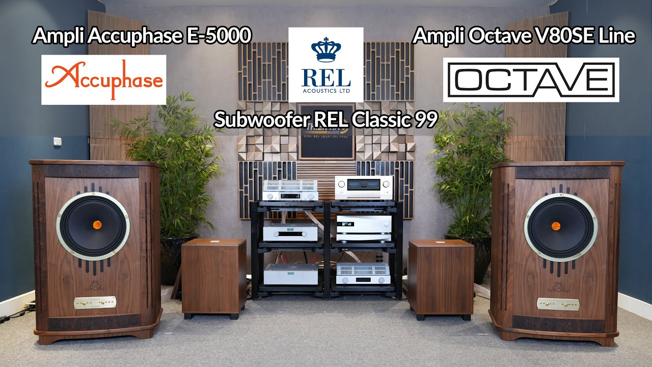 Trải Nghiệm Bộ Đ&ocirc;i Ampli Octave V80SE Line + Accuphase E 5000 Phối Gh&eacute;p Subwoofer REL Classic 99