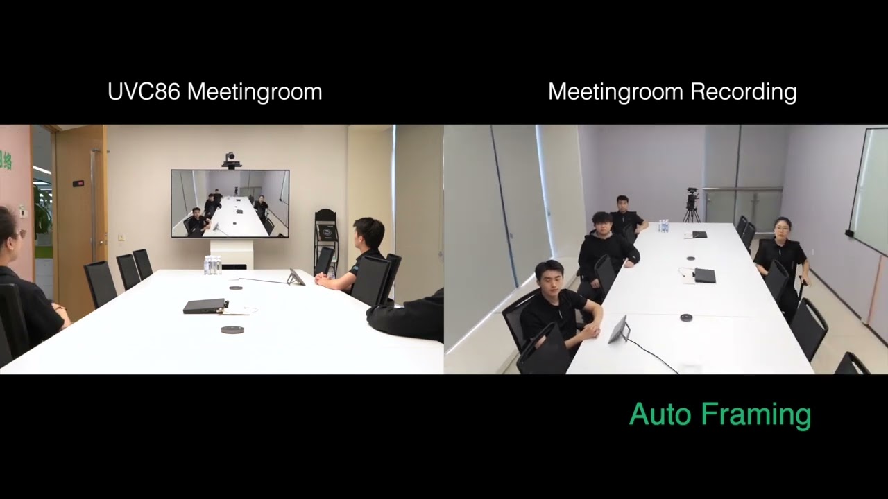 Yealink UVC86 USB 4K Dual-Eye Tracking Camera for Medium and Large Rooms