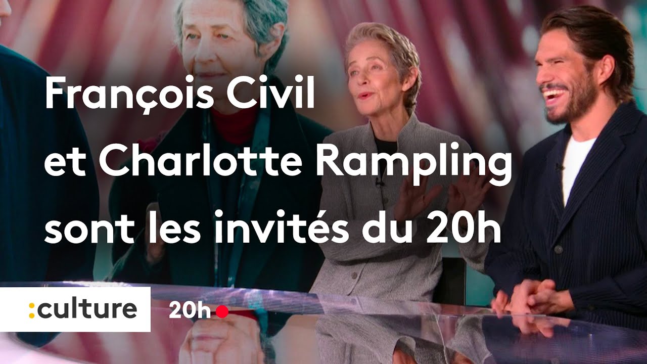 François Civil et Charlotte Rampling sont les invités du 20h