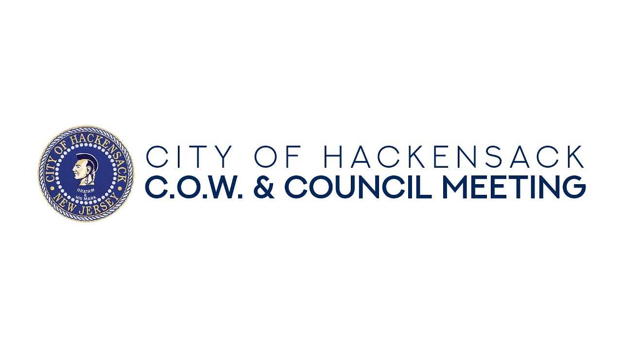 Hackensack COW & City Council Meeting - October 8th 2024