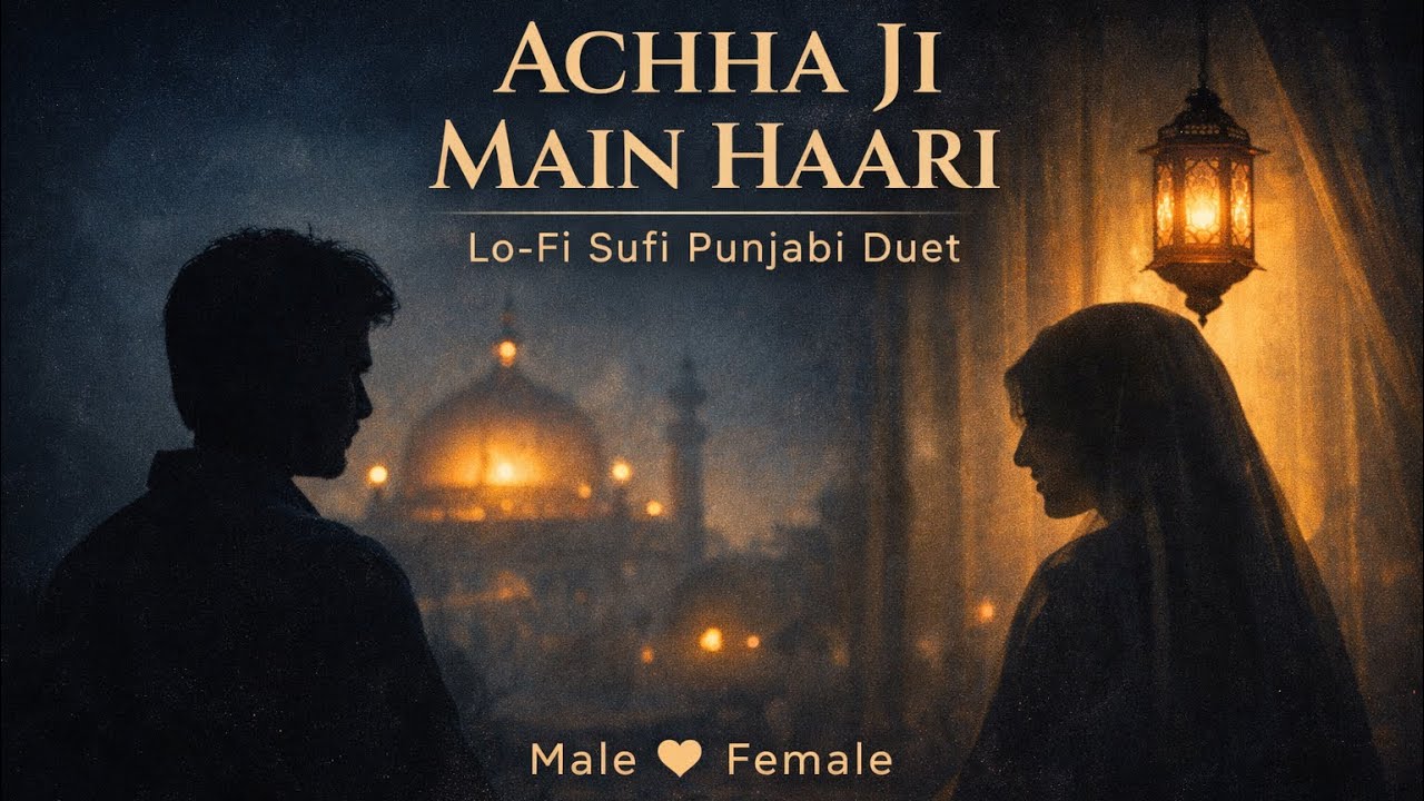 Achha Ji Main Haari | Lo-Fi Sufi Punjabi Duet | Male Female | Ruhani Ishq