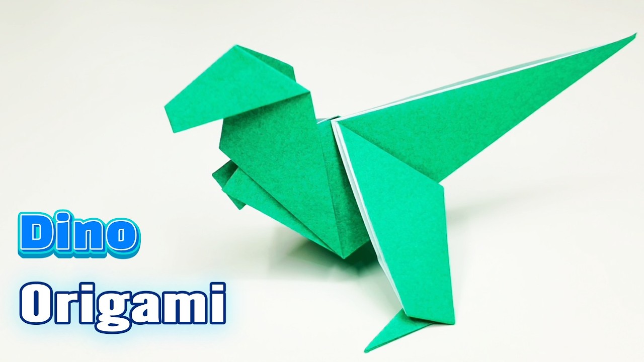 🦖How To Make an Easy Origami Dinosaur🦖 | Easy Origami #origami #dinosaur #origamidinosaur