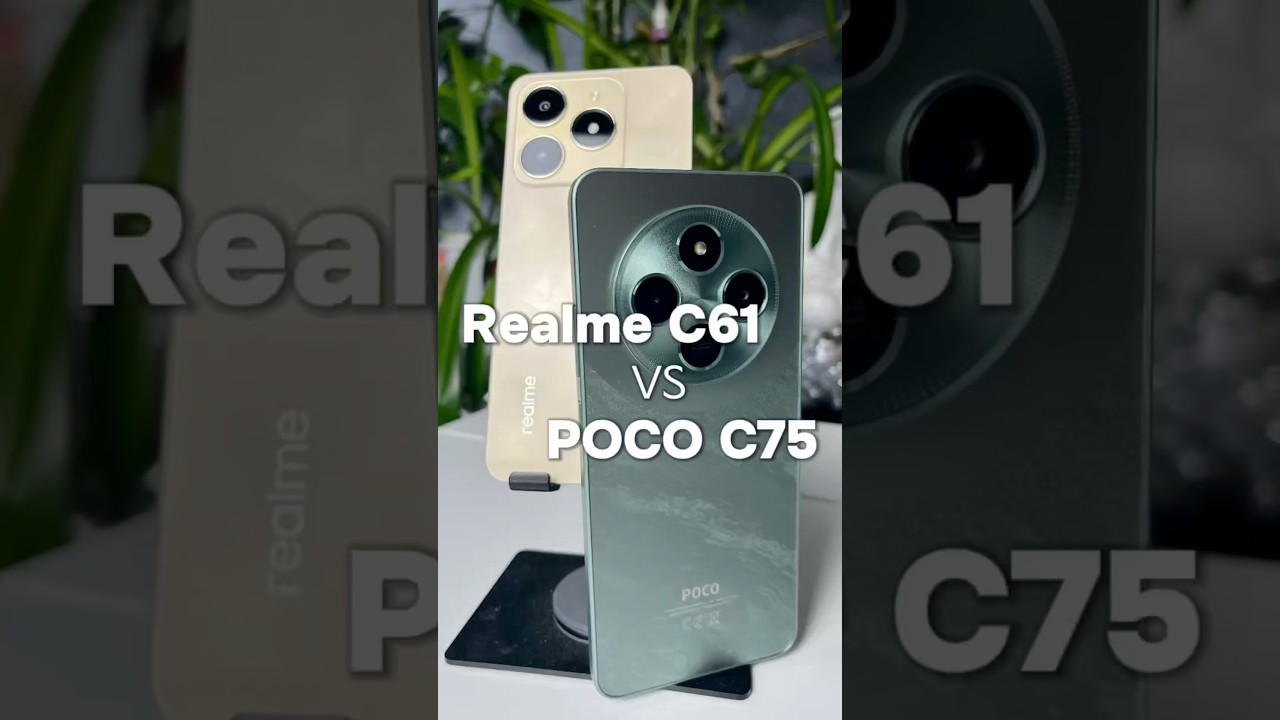 Realme C61 vs POCO C75