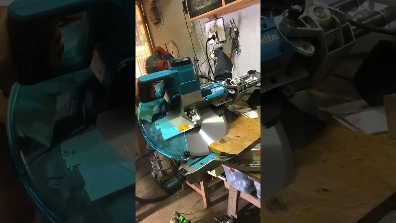 Bevel cut for slide compound miter saw