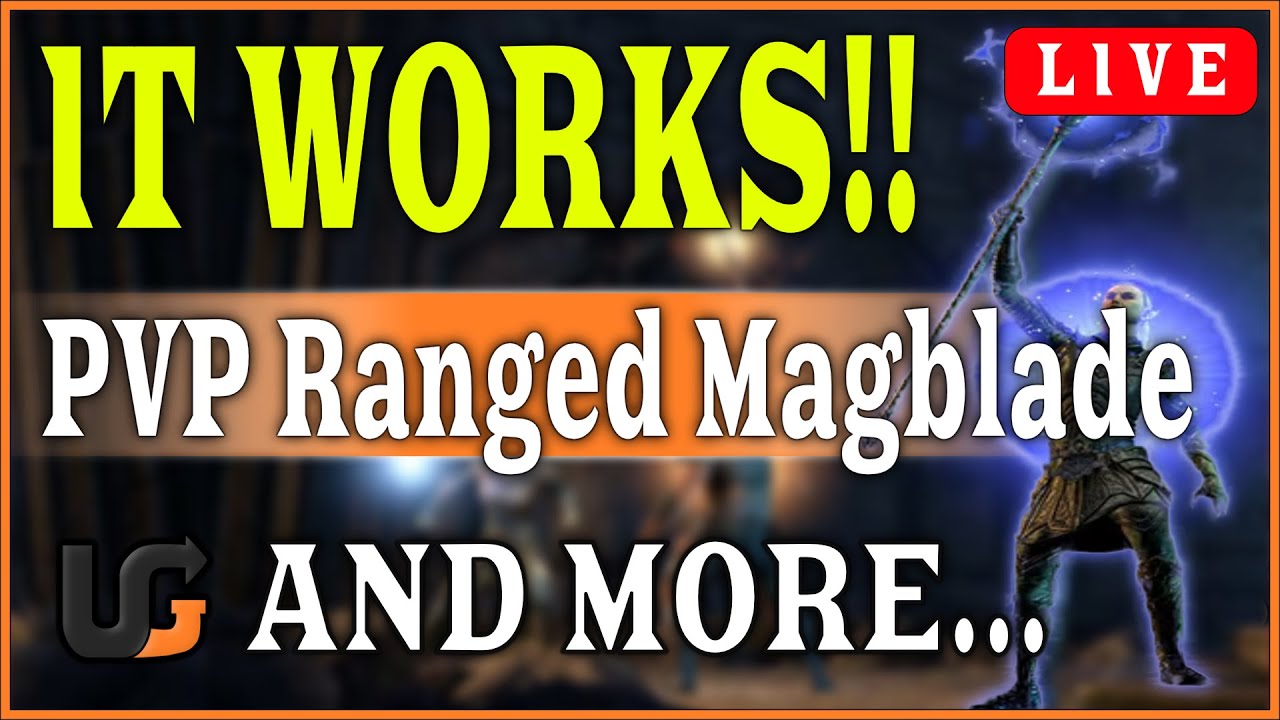 ESO PVP Live!! Ranged Magblade is SOO FUN! ESO PvP Nightblade PvP Gameplay